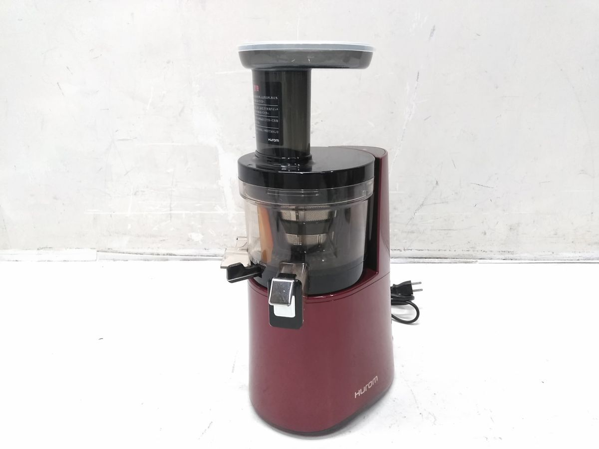 【未使用】Hurom スロージューサー H26-WN17 ワインレッド 未使用】Hurom スロージューサー H26-WN17 ワインレッド