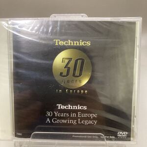 未開封 非売品 SAMPLE DVD AUDIO オーディオ Technics 30years in Europe A Growing Legacy Promo