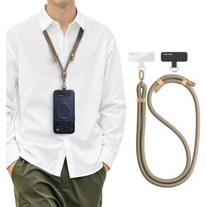 TORRAS 多用途・丈夫さ 2025新開発 スマホ 全機種対応 斜め掛け LoopGo Flex カッキー色 43