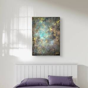 no sound, ask me / 抽象画 キャンバス 90×65㎝ 原画のみ インテリア おしゃれ モダン 現代アート アートパネル