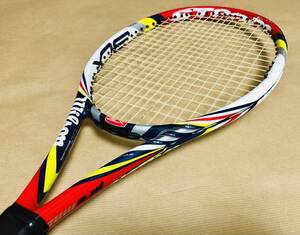 極美品 Wilson STEAM PRO ウィルソン スティーム プロ 錦織圭使用 2012 ジャパン・オープン 優勝モデル ロンググリップ仕様