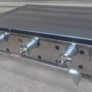 ネット専用品 新品未使用 業務用 ガス式 プレス鉄板焼器 LPガス 幅60x奥45 グリドル 焼きそば 店舗厨房機器用品 送料込み BBQ キッチンカー
