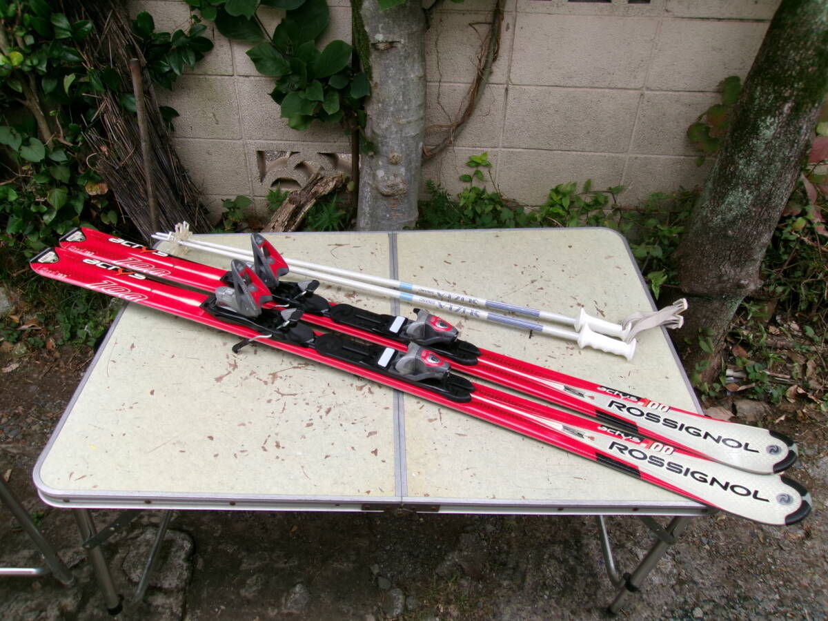 【HOTWAX・チューンナップ済み】ROSSIGNOL スキー3点セット100㎝ 楽天市場】スキー 3点 セット（スポーツ・アウトドア）の通販