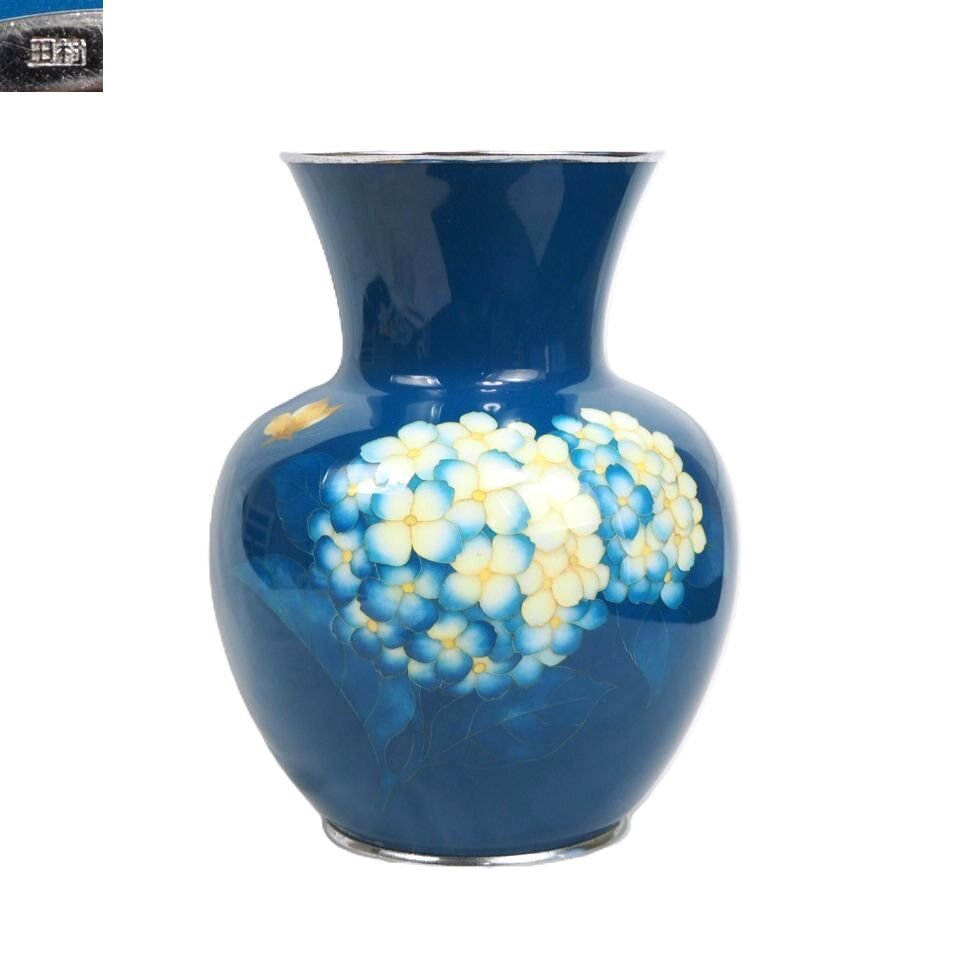 田村幸夫 監修 田村七宝 花瓶 台付 高約24.5cm 共箱 t52520 田村幸夫 監修 田村七宝 花瓶 台付 高約24.5cm 共箱 t52520 2025