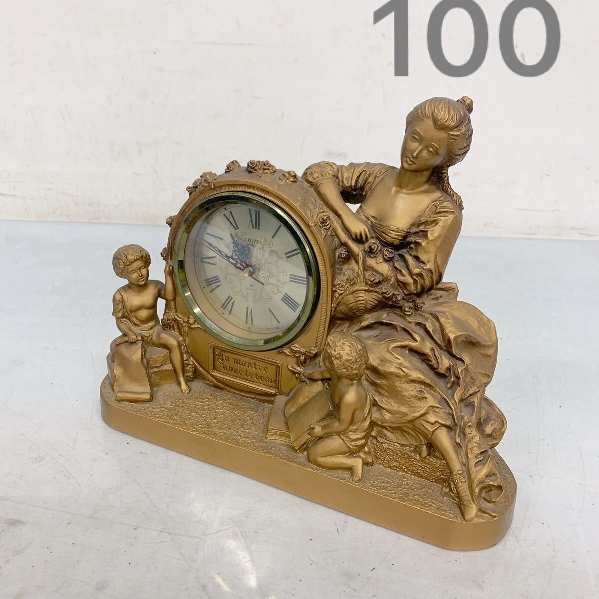 シチズンブロンズ置き時計 2025年最新】ブロンズ像citizenの人気アイテム - メルカリ
