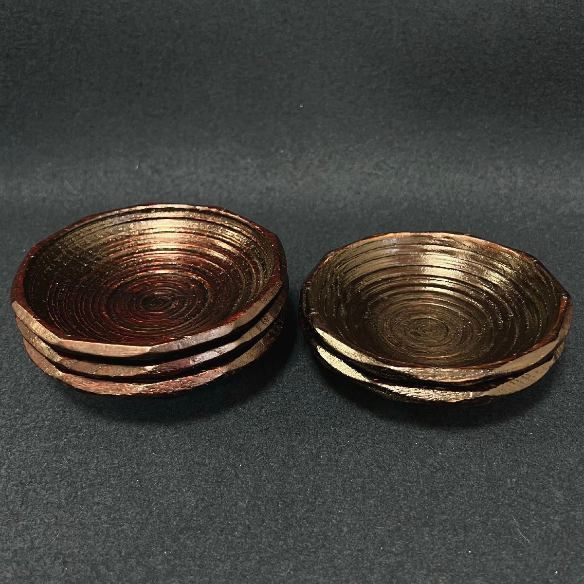 村瀬治兵衛　菓子器　5客 Yahoo!オークション -「村瀬治兵衛」(菓子器、喰籠) (漆芸)の