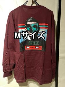 Mサイズ GU UNDERCOVER ヘビーウェイトグラフィックロングTシャツ 長袖Tシャツ 身幅59cm 着丈74cm ジーユー アンダーカバー カットソー