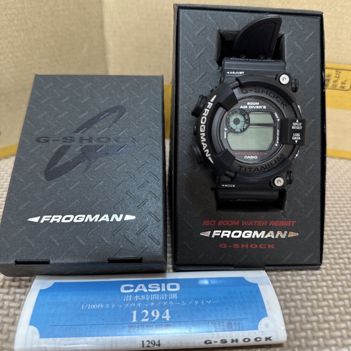 訳あり未使用‼️G-SHOCK フロッグマン　ラスティブラック GW-200MS-1 フロッグマン メンインラスティブラック – G-BRIDGES