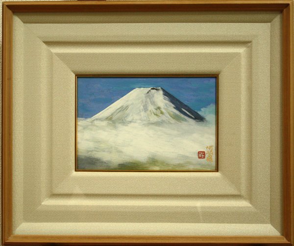 堂本阿岐羅、【緑韻の時間】、希少な額装用画集より、新品額装付 堂本阿岐羅、【緑韻の時間】、希少な額装用画集より、新品額装付