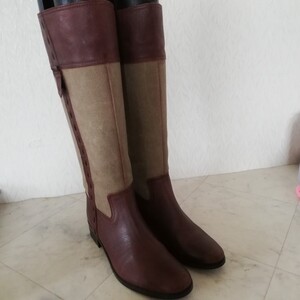 b45/REGAL Reagal натуральная кожа сапоги 22cm