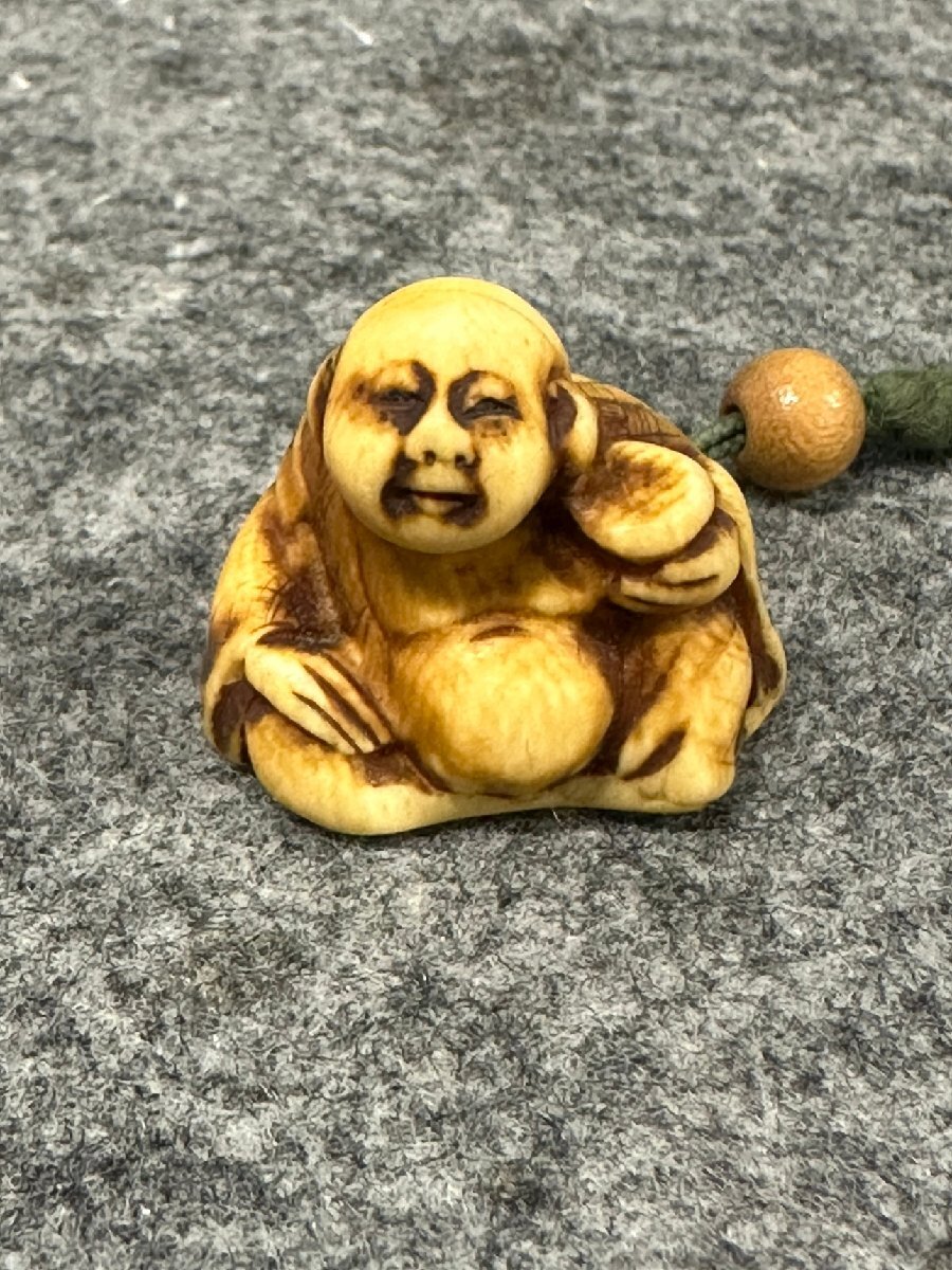 彫刻　根付　置物 Yahoo!オークション - 松山銘 春画 根付 置物 6cm