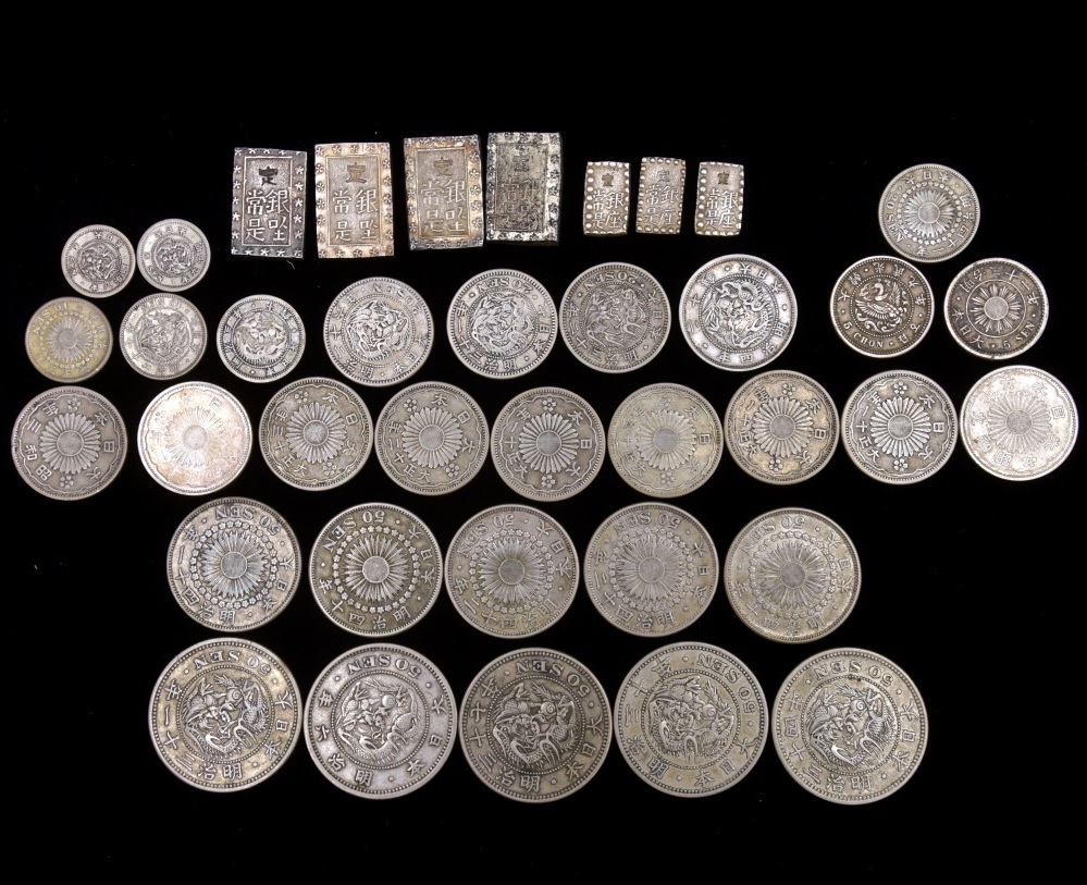 【最終値下げ‼︎】一朱銀まとめ売り(*^^*)美品12枚♪ Yahoo!オークション -「一朱銀」の落札相場・落札価格