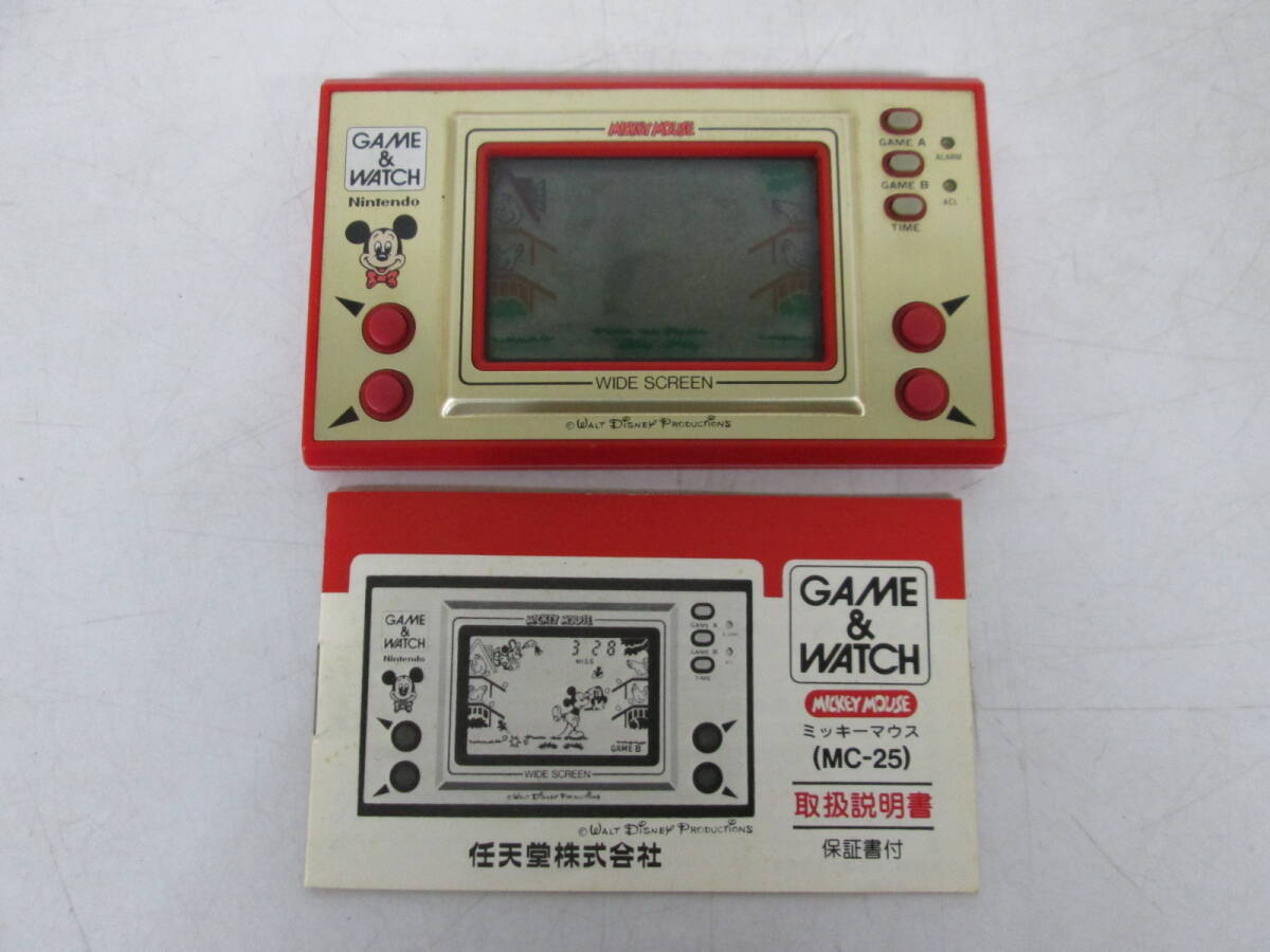 Yahoo!オークション -「ゲームウォッチ ミッキーマウス」(ゲーム