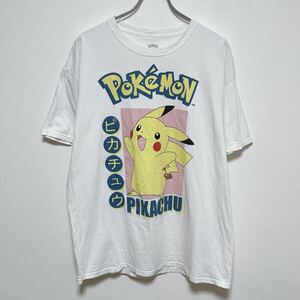 ポケットモンスター ピカチュウ キャラクターTシャツ ポケモン ビッグプリント
