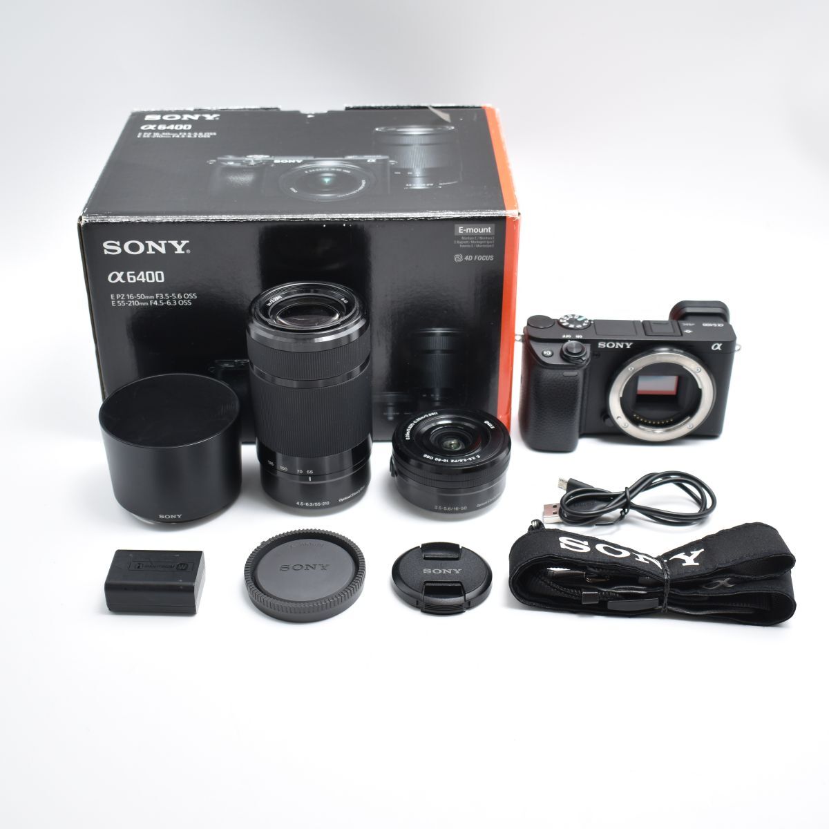 SONY α6400 ILCE-6400Y ダブルズームレンズキット オークション