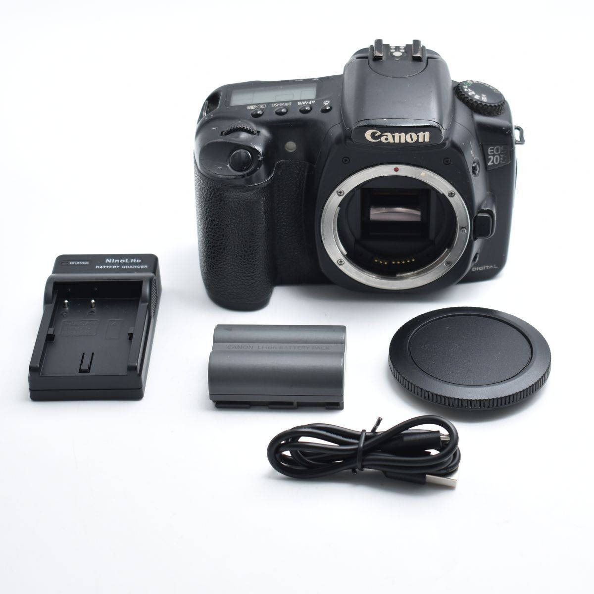 Canon EOS 20D DS126061 一式オールセット　値下げ可 EOS 20D Canon キヤノン レンズセット : カメラのヒデヨシ