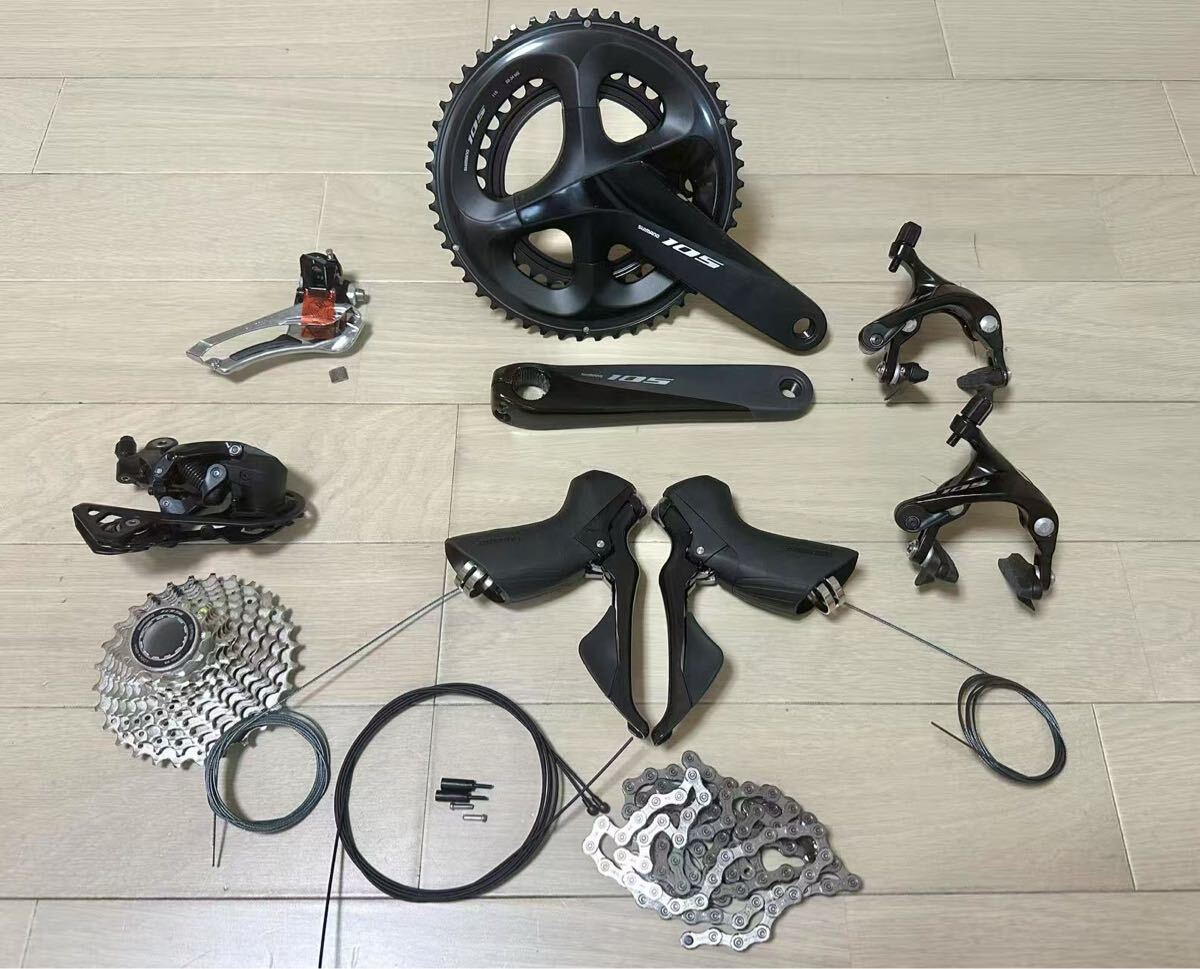 Shimano 105 11sコンポセット ブラック 11速 SHIMANO 105 コンポーネント SHIMANO - シマノ105コンポーネント