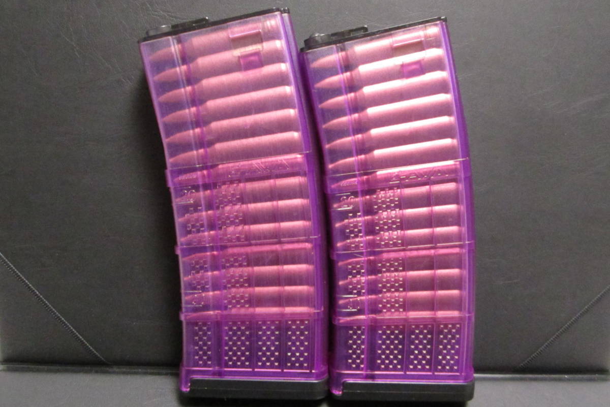 実物 LANCER ランサー マガジン 紫 L5AWM 30 purple 実物 LANCER ランサー マガジン 紫 L5AWM 30 purple 実物 LANCER