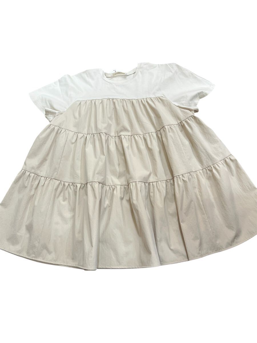 ☆【未使用品】 Demi-Luxe BEAMS コンビ ティアード プルオーバー