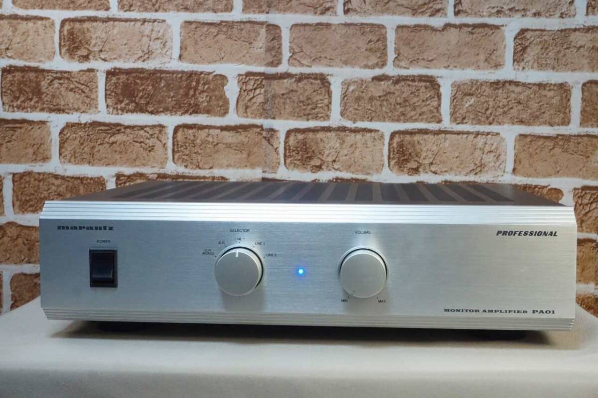 6105 マランツ PA01 プロフェッショナル用モニターアンプ 6105 マランツ PA01 プロフェッショナル用モニターアンプ 6105