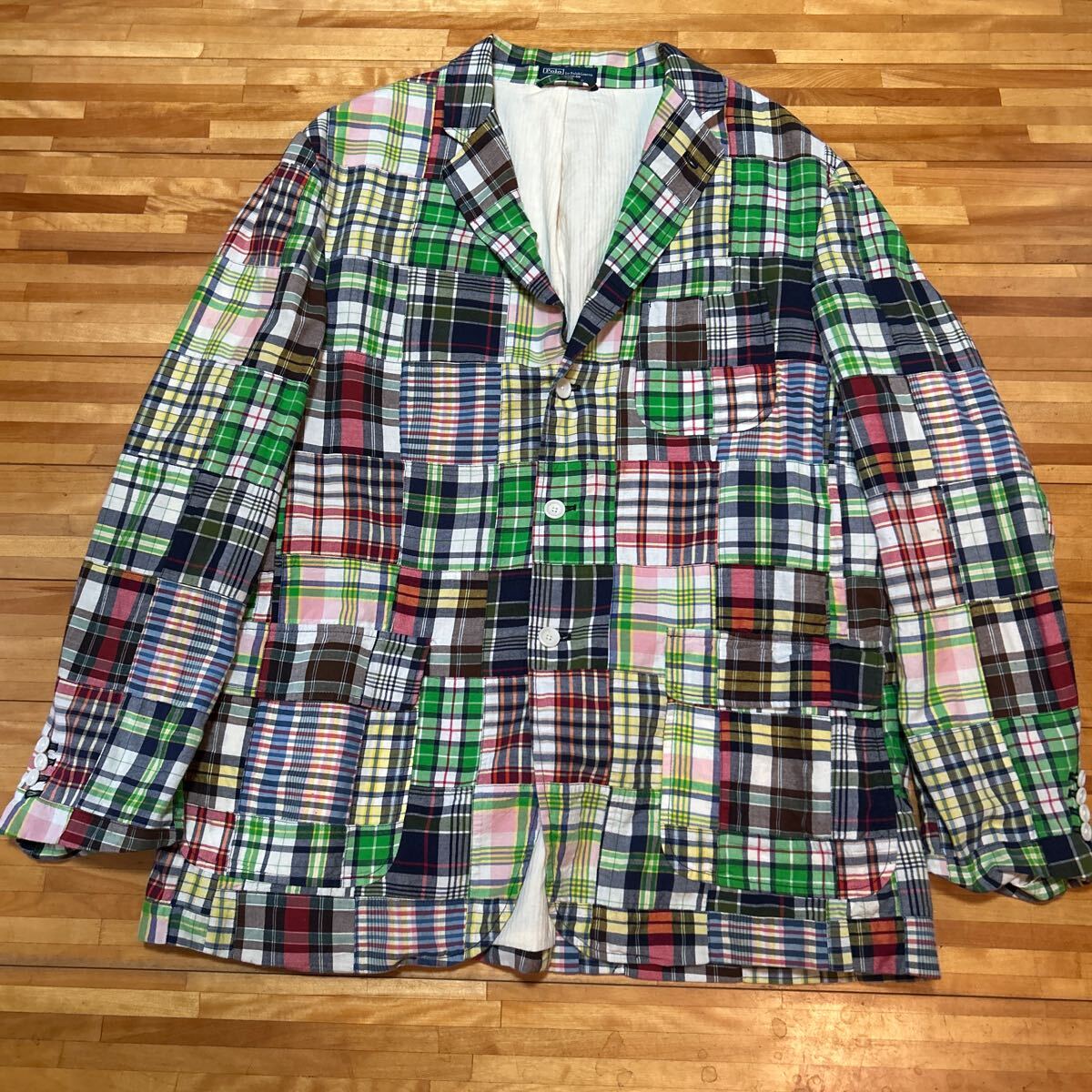 【新品未使用】 ラルフローレン ジャケット アイボリー　NO3154 POLO RALPH LAUREN ポロ・ラルフローレン 紺 ブレザー ウール