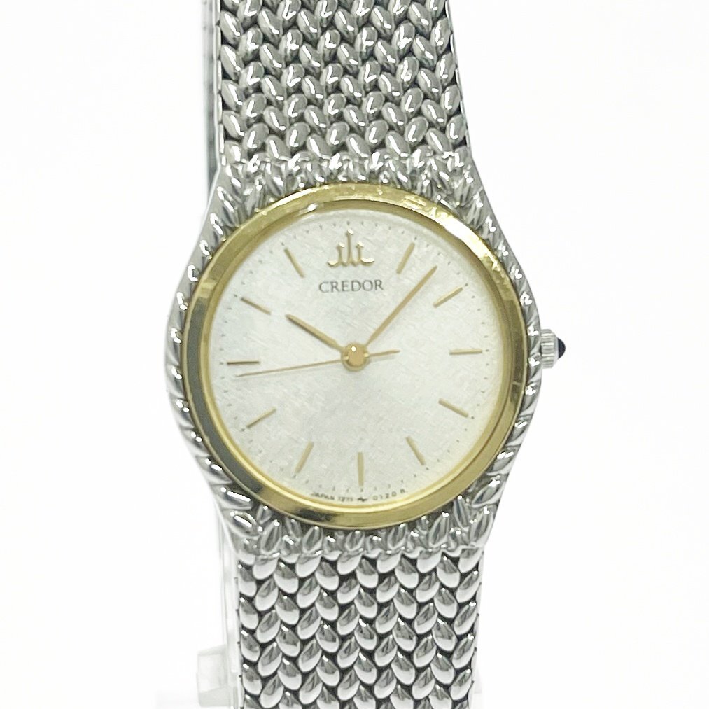 美品 高級ライン セイコークレドール レディース 腕時計 シルバー文字盤 稼働品 稼働/極美品】セイコー クレドール クォーツ 腕時計 シルバー