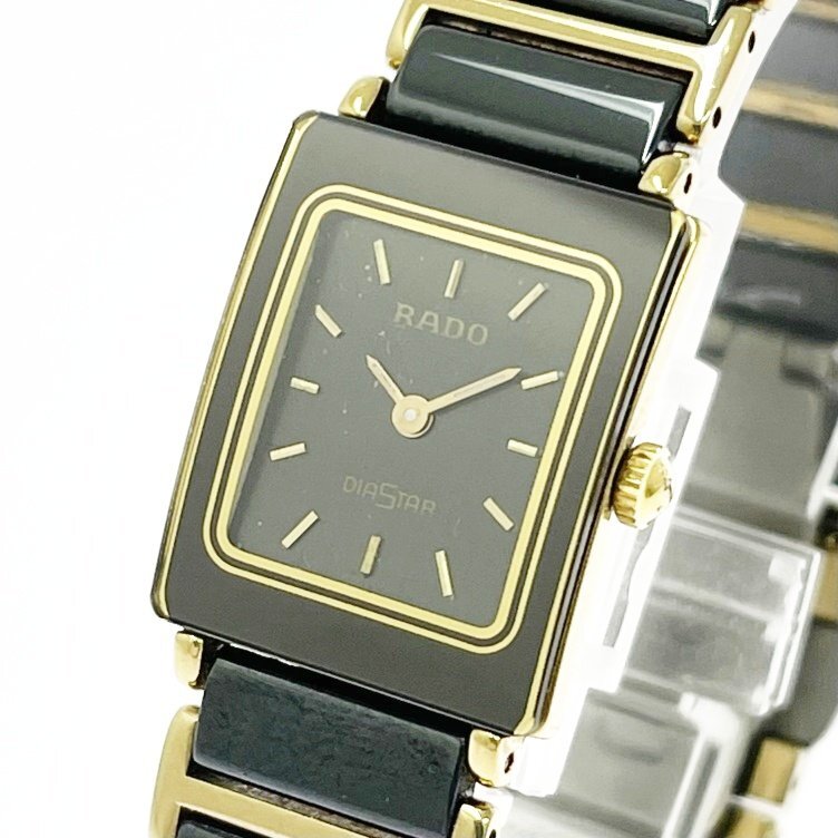 ☆ラドーダイヤスターレディース美品中古品☆ RADO 腕時計 2針 新品 未使用品 中古として 在庫処分 女 ラドー