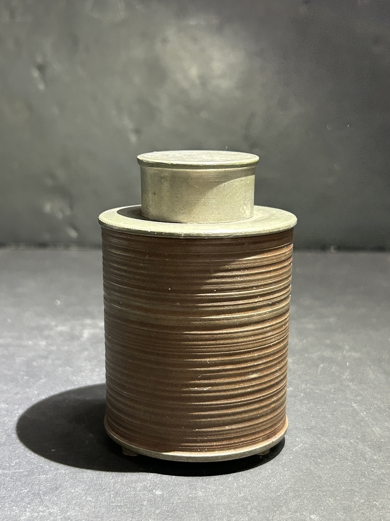中国錫細工茶器　未使用品 錫製 茶器
