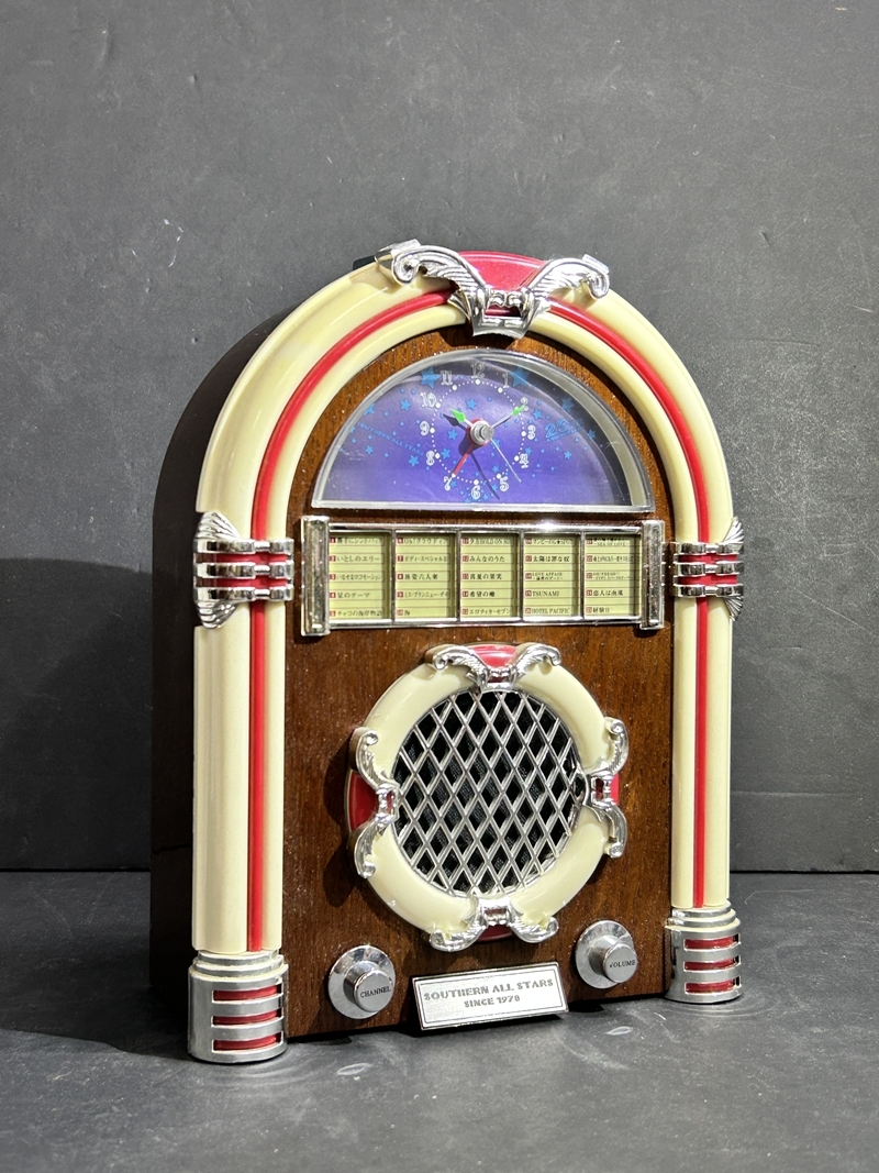 サザンオールスターズ　25周年記念　ジュークボックス型　目覚まし時計 サザンオールスターズ 目覚まし時計 Southern All Stars 25周年