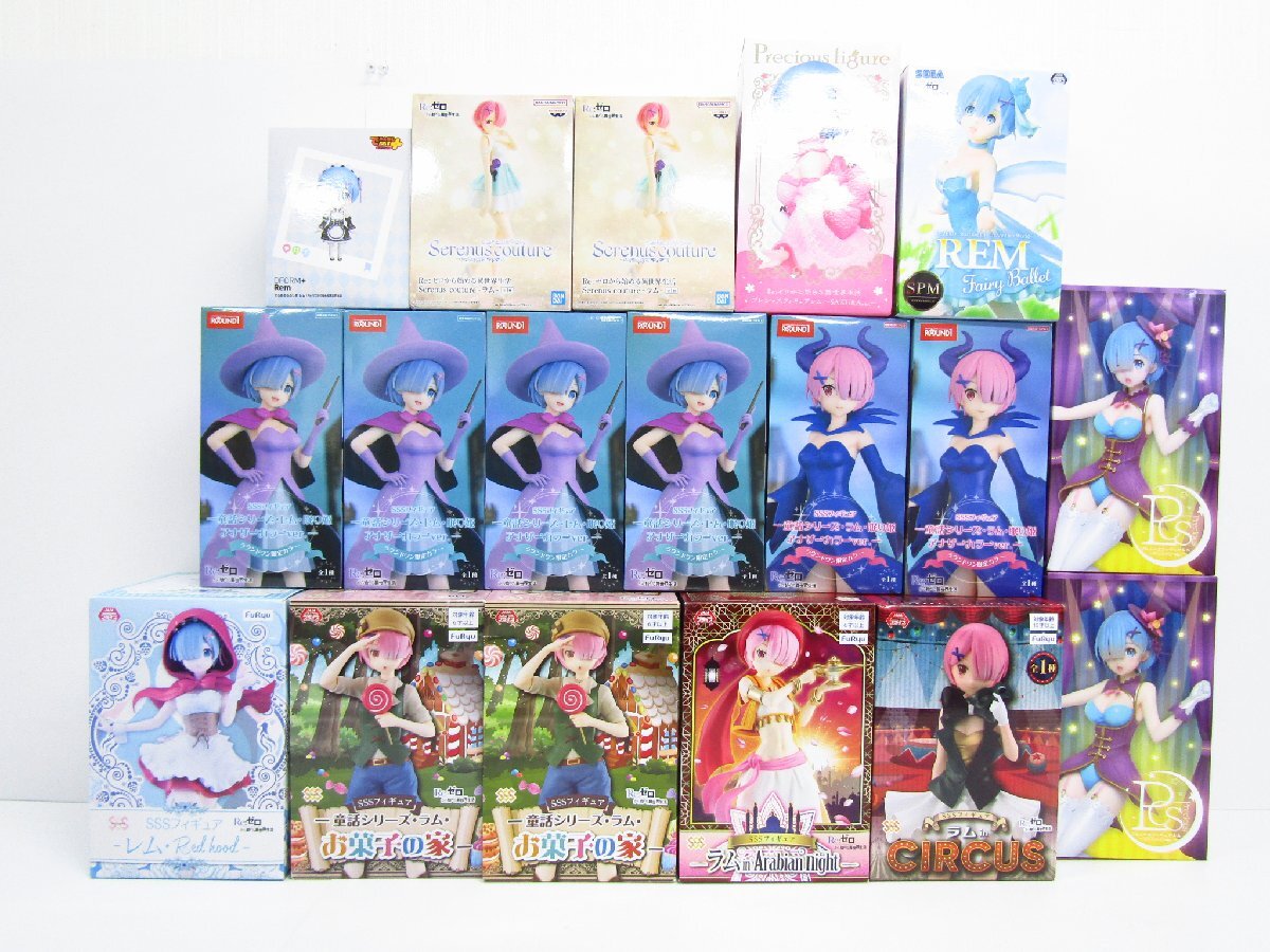 未開封 Re:ゼロから始める異世界生活 フィギュア 18点 まとめ売り 未開封 Re:ゼロから始める異世界生活 フィギュア 18点 まとめ