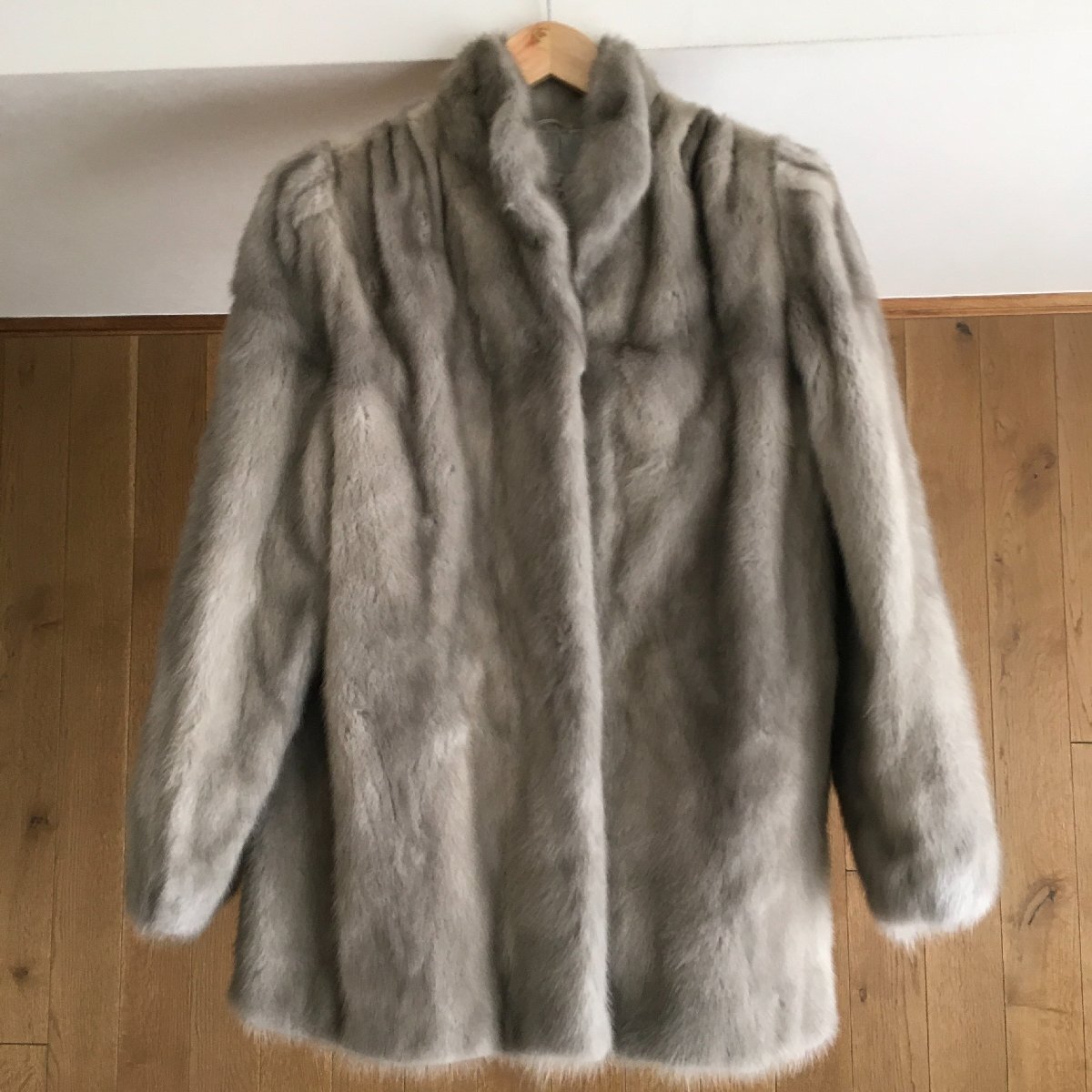 2.4万円からお値下げ◎サガミンク サファイアミンク ファーコート SAGA サガ ミンク ファー ロングコート ダーク : エルベートブルー