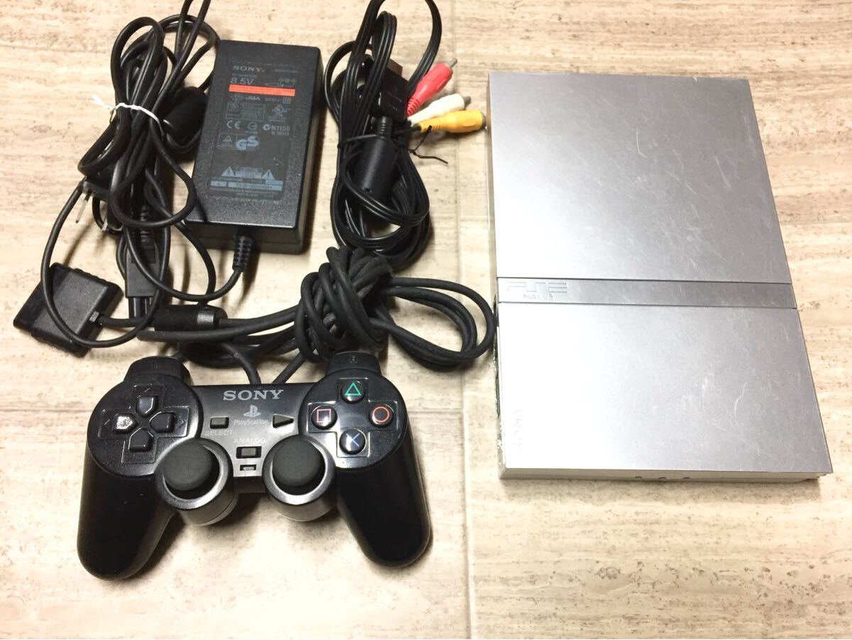 ✨完動美品✨レンズ交換メンテ済✨SCPH-75000 PS2 本体 薄型　※66 Yahoo!オークション - 【完動品/レンズ交換済】薄型PS2 SCPH
