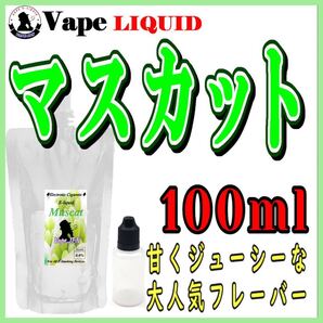 100ml ボトル付き マスカット ベイプ リキッド 電子タバコ