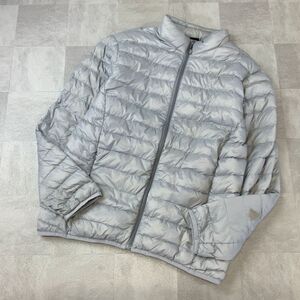 FIRST DOWN ファーストダウン ライトダウンジャケット メンズ Lサイズ グレー