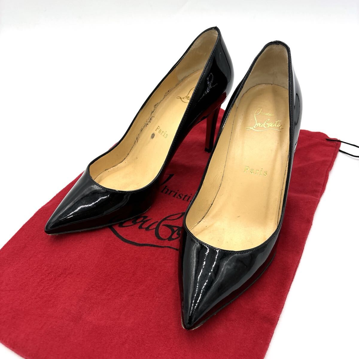 【未使用級】クリスチャンルブタン パンプス ストラップ 35 22-22.5cm 楽天市場】クリスチャンルブタン オープントゥ アンクル