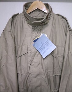 USA製 デッドストック ALPHA M-65 ジャケット L カーキ アルファ 米国製 未使用 新品 フィールドジャケット