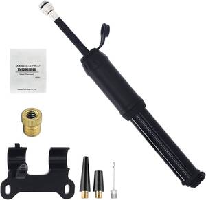 DOKeep 自転車 空気入れ ミニエアポンプ 携帯ポンプ 米式 仏式 英式バルブ対応