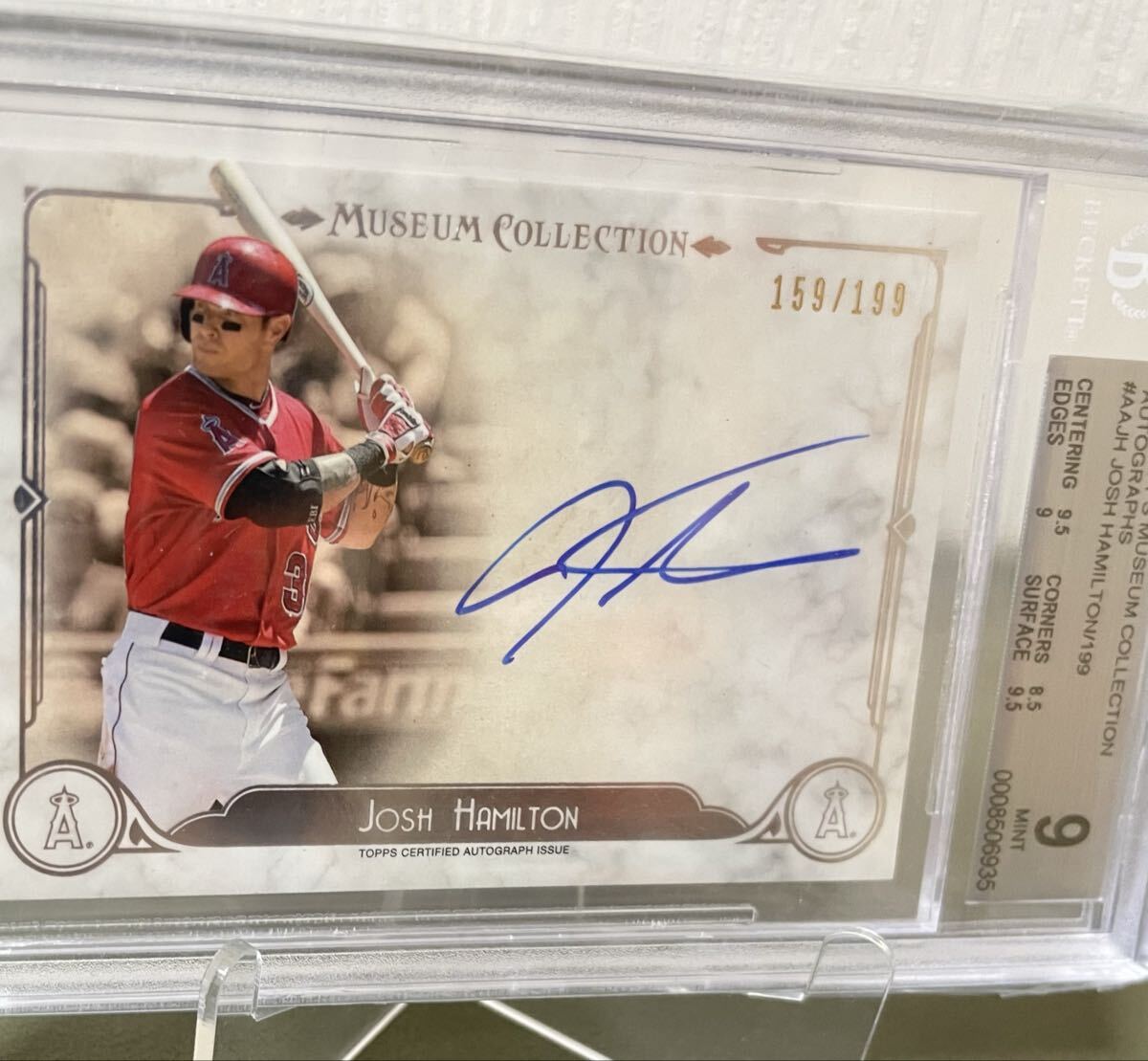 ジョシュハミルトン　直筆サイン入りユニフォーム Yahoo!オークション -「ジョシュ・ハミルトン」の落札相場・落札価格