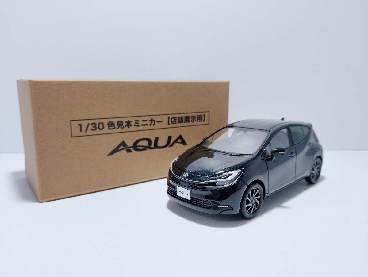 【新品未開封】トヨタ 新型アクア ミニカー ブラックマイカ Amazon | 130 トヨタ 新型アクア AQUA カラーサンプル ミニカー