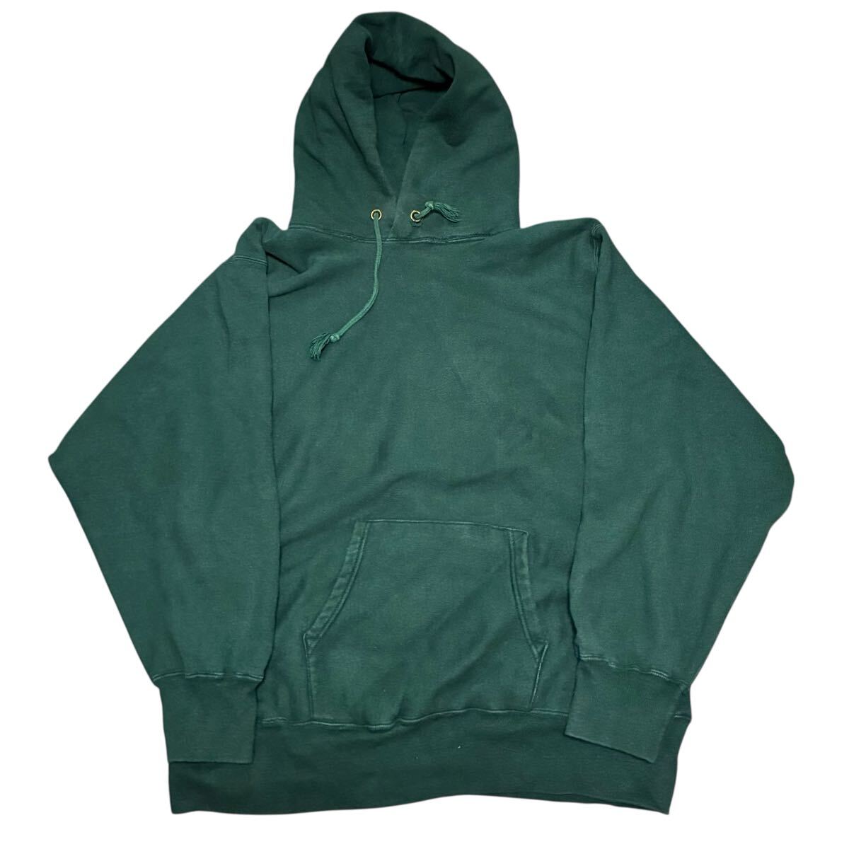 80s Champion リバースウィーブ XL トリコタグ USA製　グリーン Champion(チャンピオン) 80's REVERSE WEAVE SWEAT SHIRT