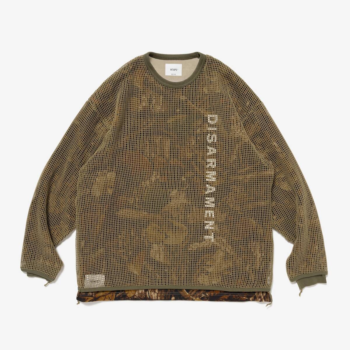 wtaps TXT 01 LS WOPL TWEED TEXTILE OF 25AW OLIVE オリーブ L