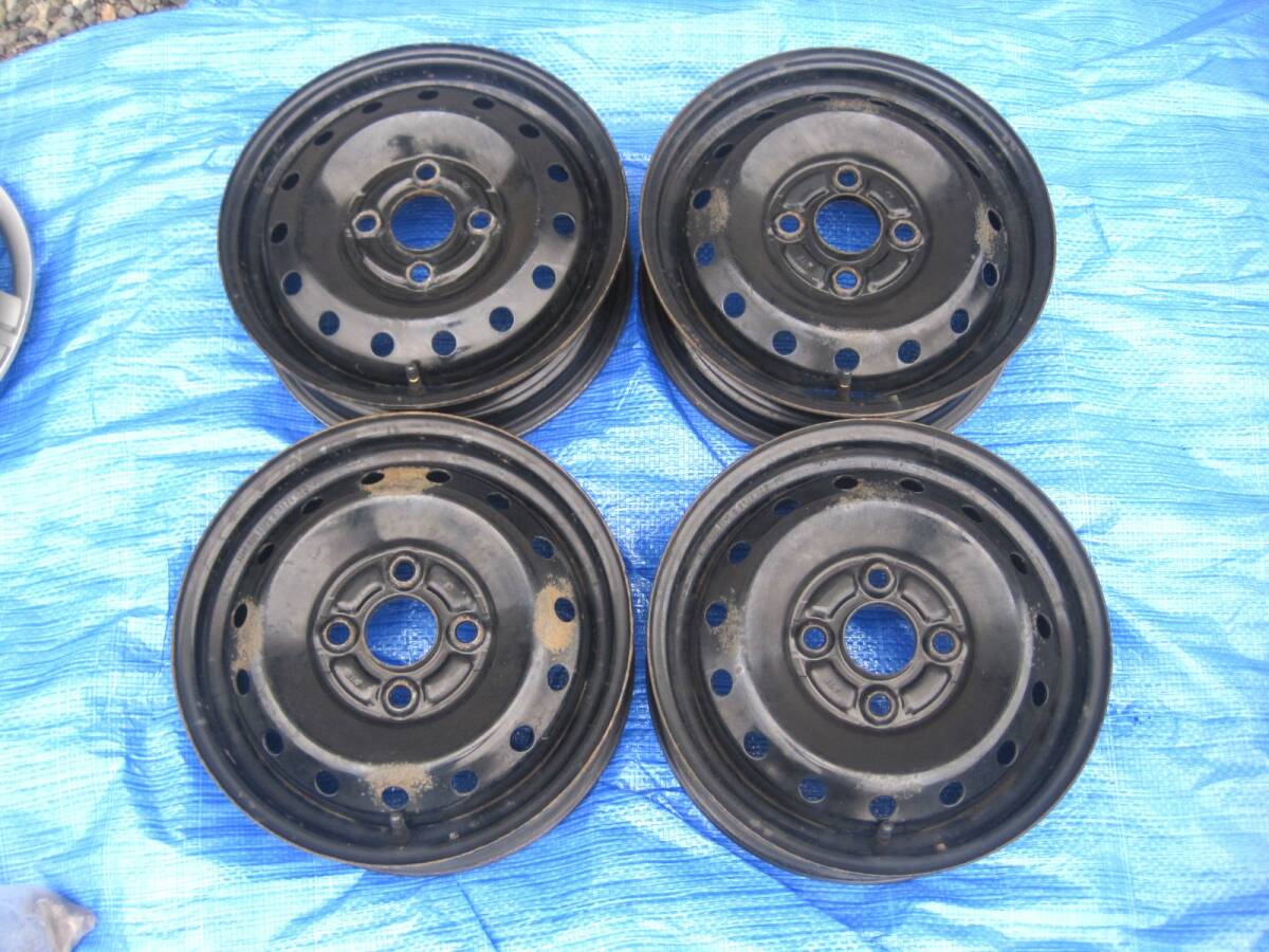 ホンダゼスト純正ホイール タイヤ2本セット② ホンダ ゼスト純正アルミホイールタイヤ14インチ 2本 その1