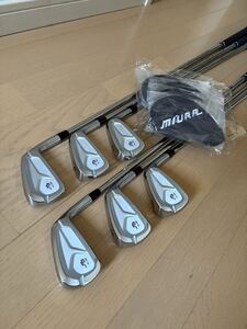 NEW 2025 Miura Giken TC-102 5~PW 6 шт. комплект динамик Gold EX Tour i колодка S200 DGS200 TC102 MIURA GIKEN железный комплект