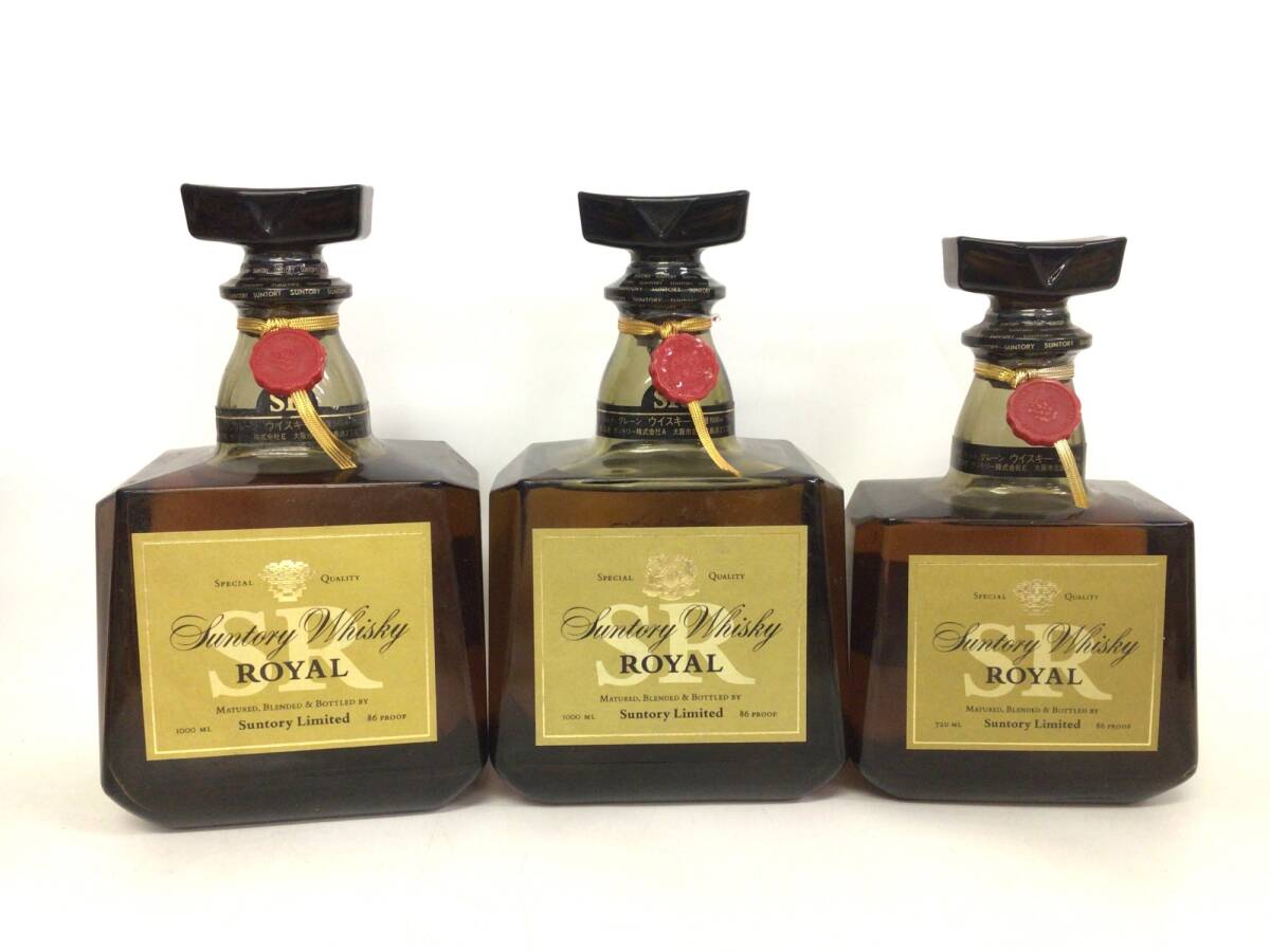 ◆未開栓 5本 サントリー ローヤル SR ベリーレアオールド 他 Yahoo!オークション -「サントリー ローヤル」の落札相場・落札価格