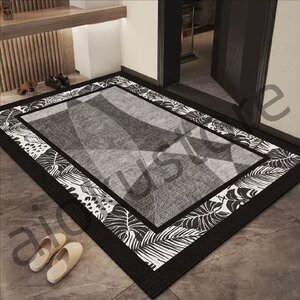 100*160cm 多機能使用 カーペット、家庭用 、玄関、寝室の部屋、ベッドルーム 、リビングルーム カーペット、ラグ、マット ##D023