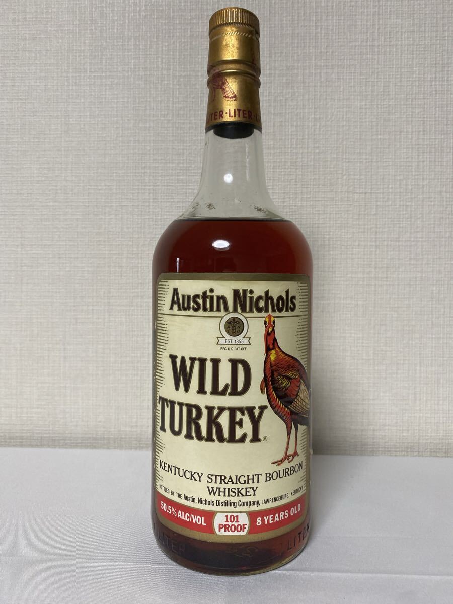 Yahoo!オークション -「ワイルドターキー 8年 1000ml」の落札