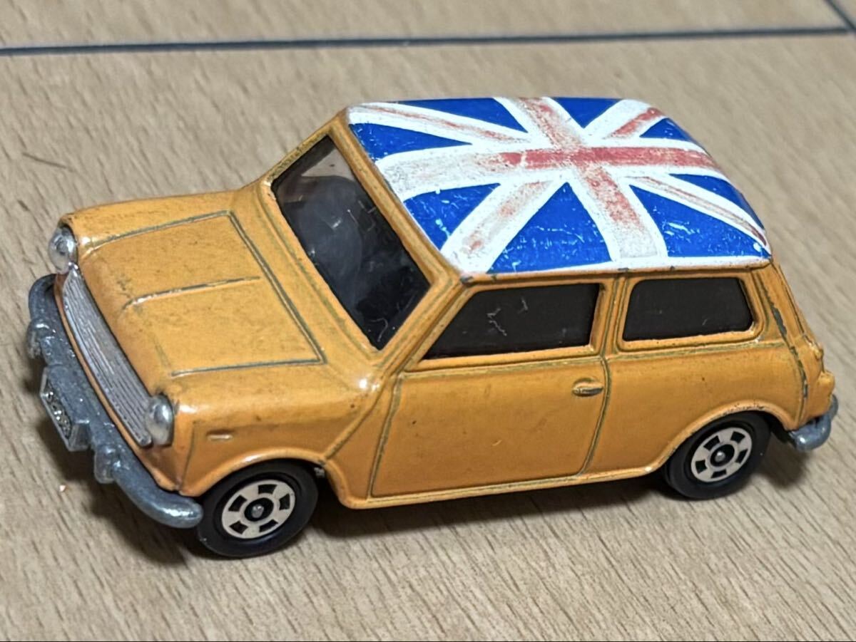 日本製 トミカ ミニクーパー オレンジ ブルー 2台セット 日本製 トミカ ミニクーパー オレンジ ブルー 2台セット