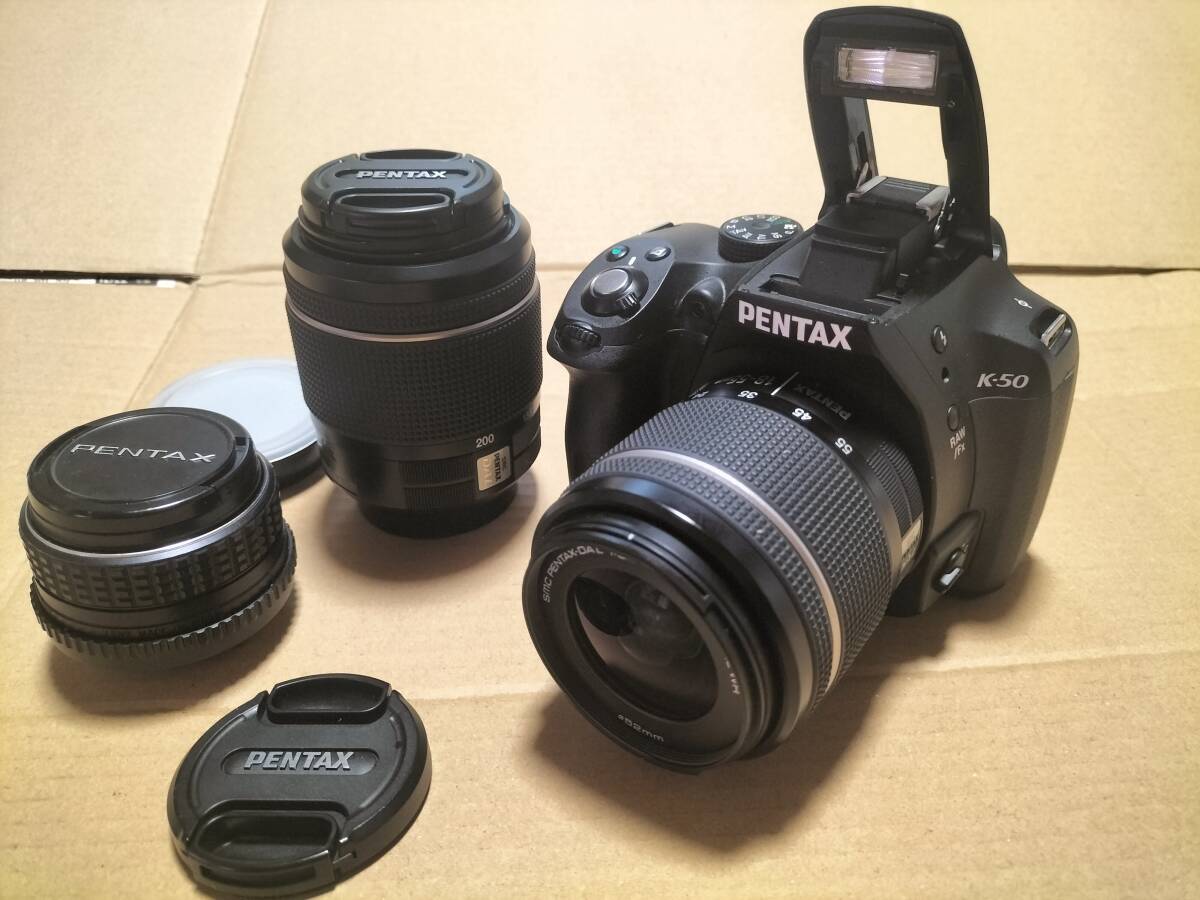 【黒死病対策済】PENTAX K-50 (25枚) 黒死病修理済】【極上品】PENTAX K-50（7,737枚） ペンタックスK