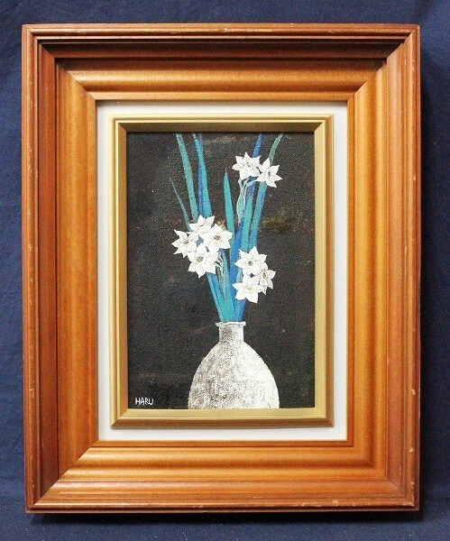 油彩画　写実画　リアリズム　30号　大作 岡靖知(1983-)○もの凄い写実絵画『黒髪の少女』リアリズム油彩4