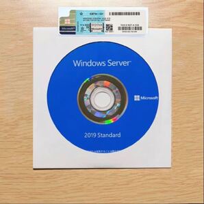 Windows Server 2019 Standard日本語版 リテール版プロダクトキーCOAシール+インストールDVD 実物発送